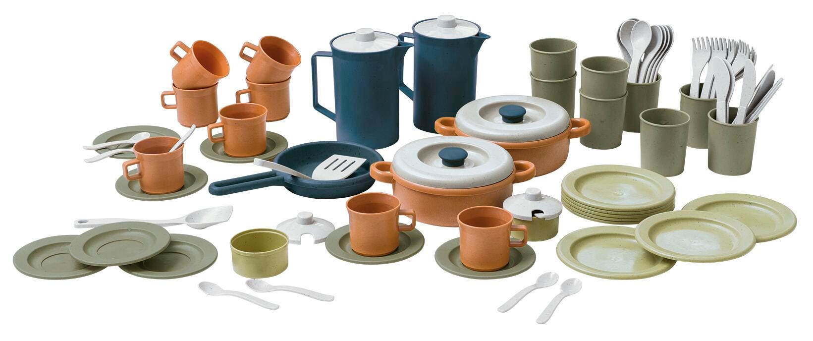 Image for Dantoy BIO Coffee and Dinner Set, 79 pieces from School Specialty
