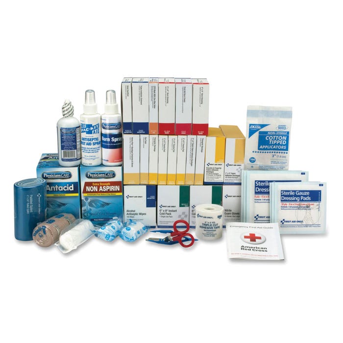 First Aid Only 675-pc ANSI Bplus Refill Kit, White/Blue