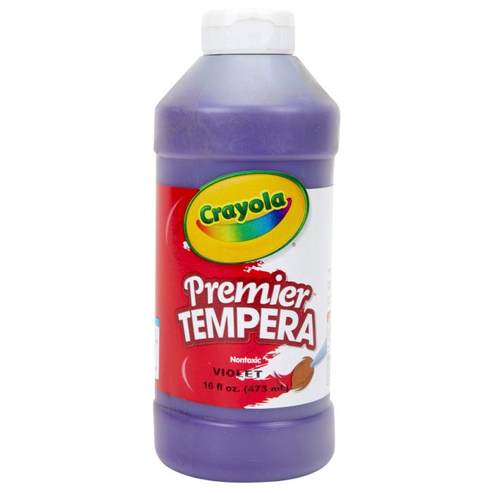 Crayola Premier Tempera Paint, 1 Pint Bottle, Violet