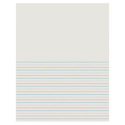 School Smart Storybook Paper, Ruled Short Way, 8-1/2 x 11 Inches, 500 Sheets 085326
