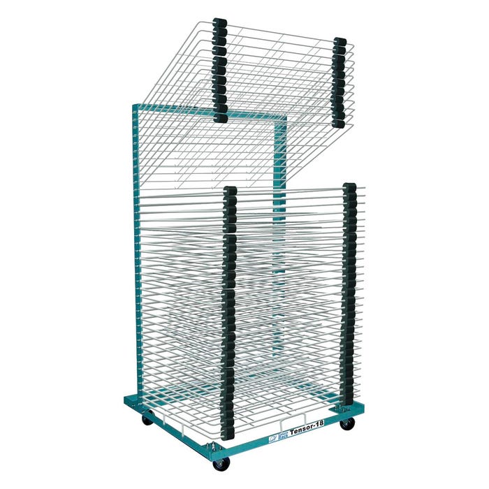 Saturn Rack Tensor-18 Drying Rack, 25-1/2 x 24-1/2 x 53-1/2 Inches, Steel, 40-Shelves