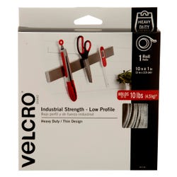 VELCRO Brand Ultra-Mate Heavy Duty Water Resistant Tape, 1 Inch x 10 Feet, White 2128993