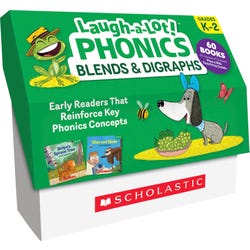 Scholastic Books Laugh-A-Lot Phonics Blends and Digraphs Class Set, 60 Readers, Grades PreK-2, Item Number 2098722