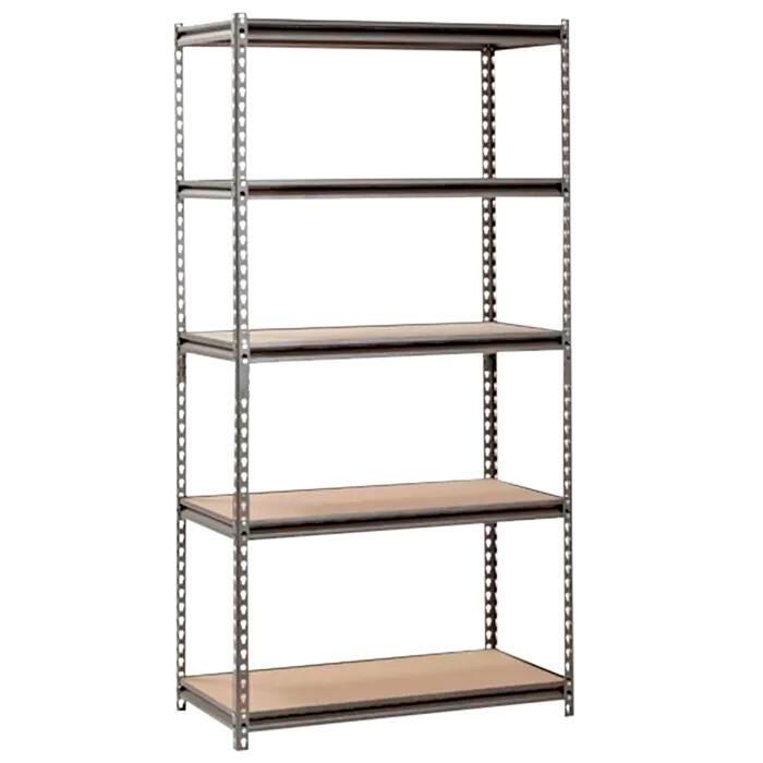Sandusky Lee Boltless Steel Shelving, 30 x 12 x 60 Inches, Silver Vein