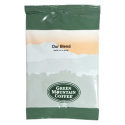 Green Mountain Our Blend Classic Ground Coffee, Light/Mild, 100 Per Carton, Item Number 1535352