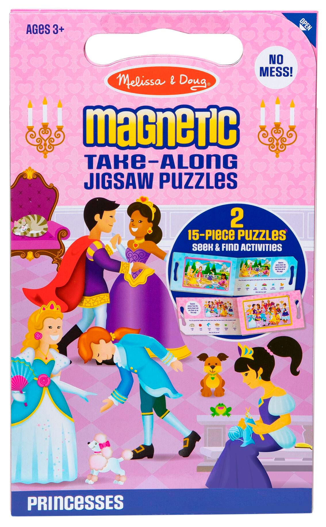 Melissa & Doug Take Along Magnetic Jigsaw Puzzles - Princesses, 31 Pieces, Item Number 2122195