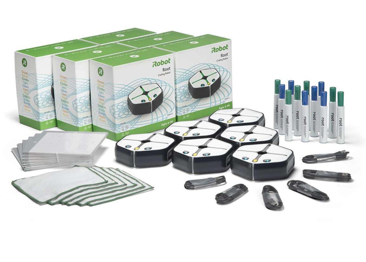 Image for iRobot Root Pro Classroom Pack, 6 Root Coding Robots from School Specialty