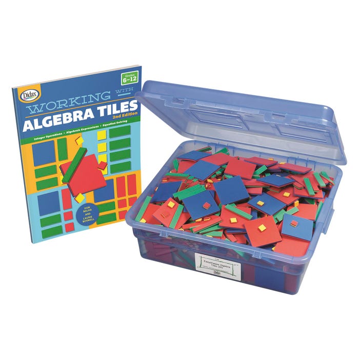 Didax Hands-On Algebra Tiles Classroom Kit