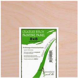 American Easel Painting Panel, Baltic Birch, 8 x 8 Inches, Item Number 2091262