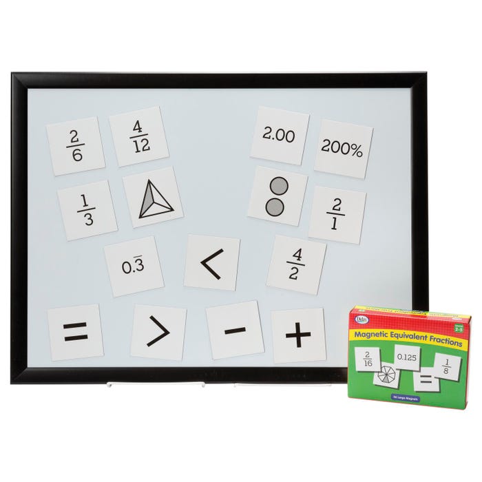 Didax Magnetic Equivalent Fractions, Set of 56