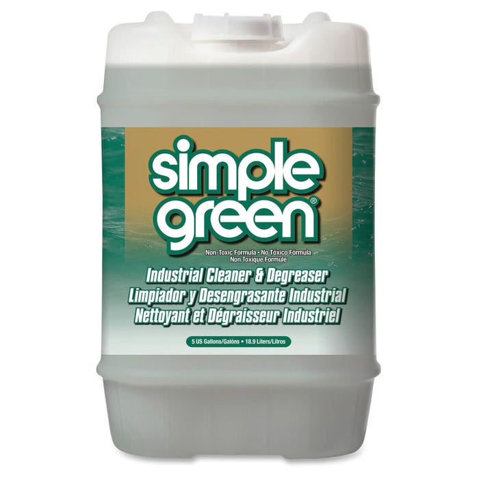 Simple Green Industrial Multi-Purpose Concentrated Cleaner, 5 Gallon Container