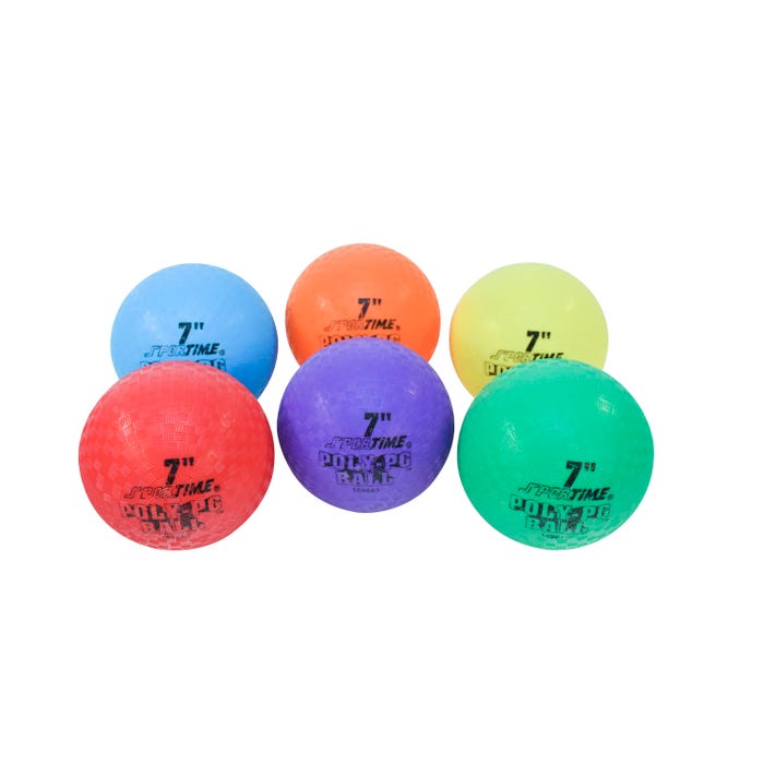Sportime Poly PG Gradeball Set, 7 Inches, Set of 6