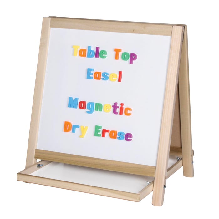 Crestline Magnetic Tabletop Easel, 18 x 18 x 19-1/2 Inches, Hardwood