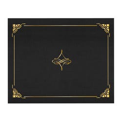 Geographics Art Deco Black Certificate Covers, Pack of 5 2133521