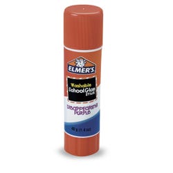 Elmers Washable School Glue Stick, Purple, 1.40 Ounce