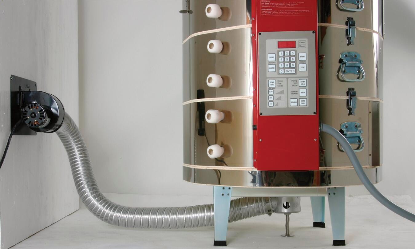 Skutt EnviroVent 2 Wall Mounted Kiln Venting System, Item Number 409816