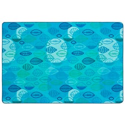 Carpets for Kids Pixel Perfect Peaceful Leaf Spaces Carpet, Rectangle 4002233