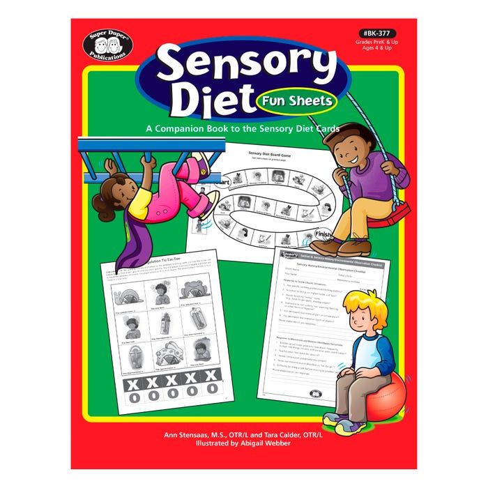Super Duper Sensory Diet Fun Sheets Book