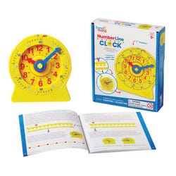 Hand2Mind Clock Numberline Each, Grades K to 5, Item Number 2098297