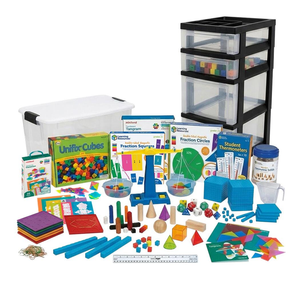 Intermediate Math Kit with Storage