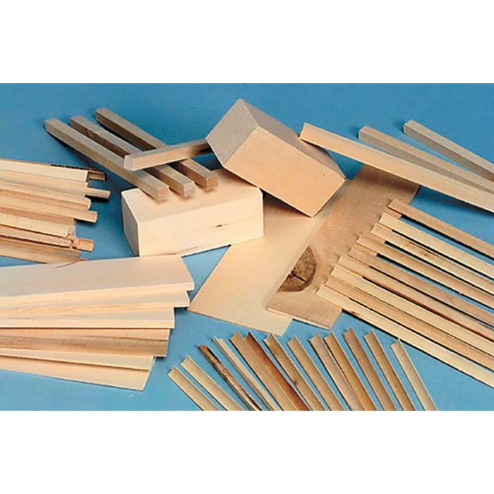 Midwest Products Basswood Scrap Bag, Assorted Sizes