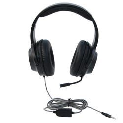 Image for Califone G200T Over-Ear Gaming Headset with Microphone, 3.5mm, Black from School Specialty