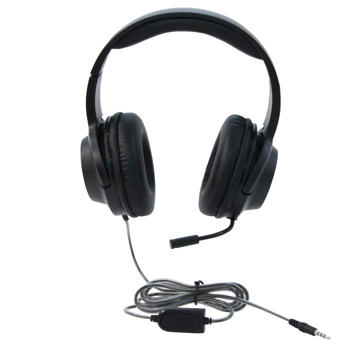 Califone G200T Over-Ear Gaming Headset with Microphone, 3.5mm, Black