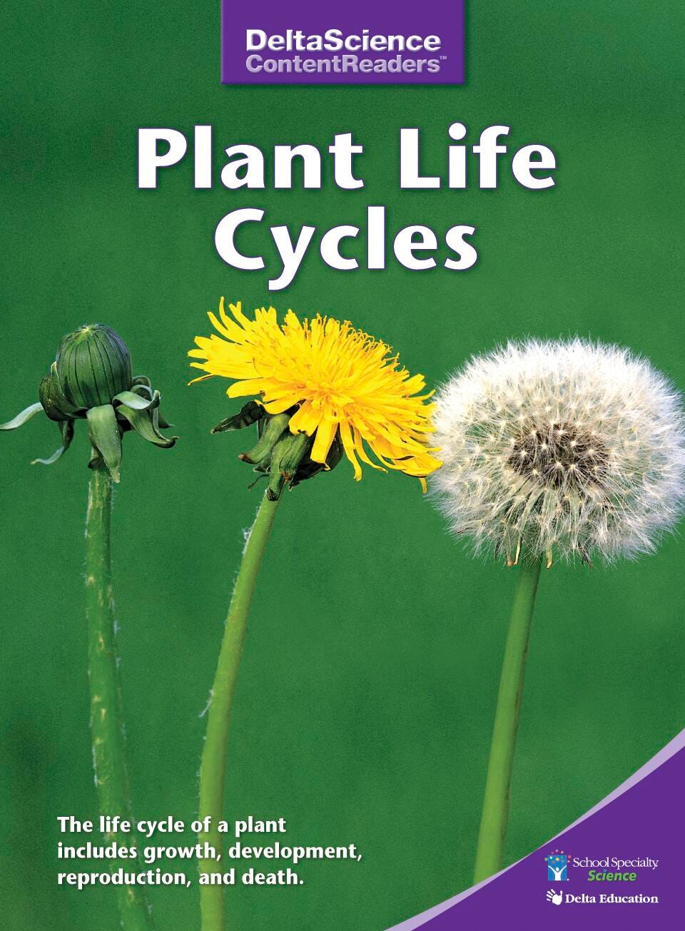 Delta Science Content Readers Plant Life Cycles Purple Book, Pack of 8 1278126