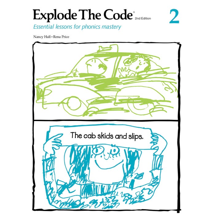 Explode The Code Book 2, Literacy & Phonics, 2nd Edition