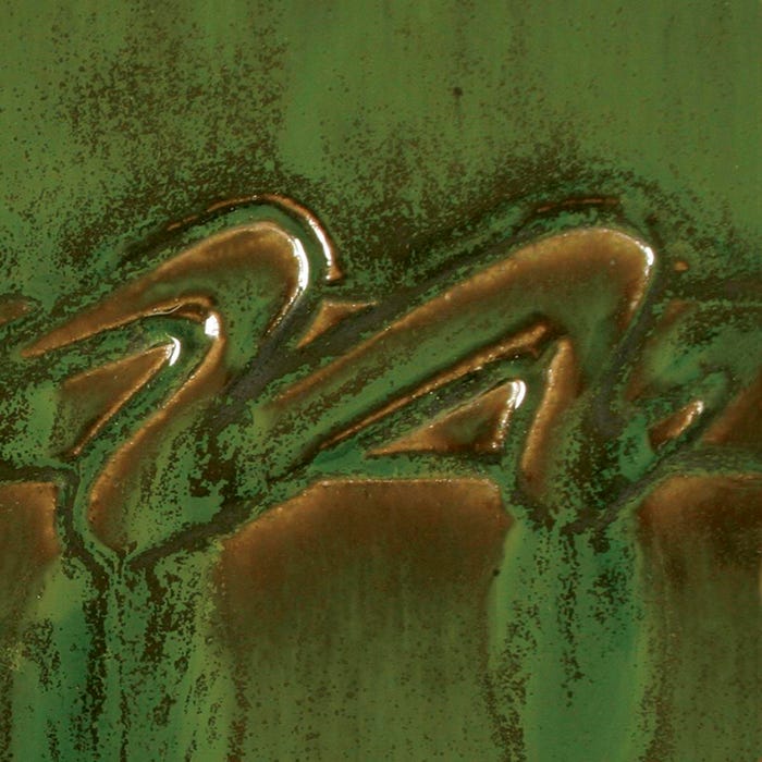 AMACO Potter's Choice Glaze, PC-42 Seaweed, Opaque, Pint