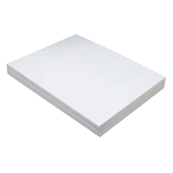Pacon Heavyweight Tagboard, 9 x 12 Inches, 11 Pt, White, Pack of 100