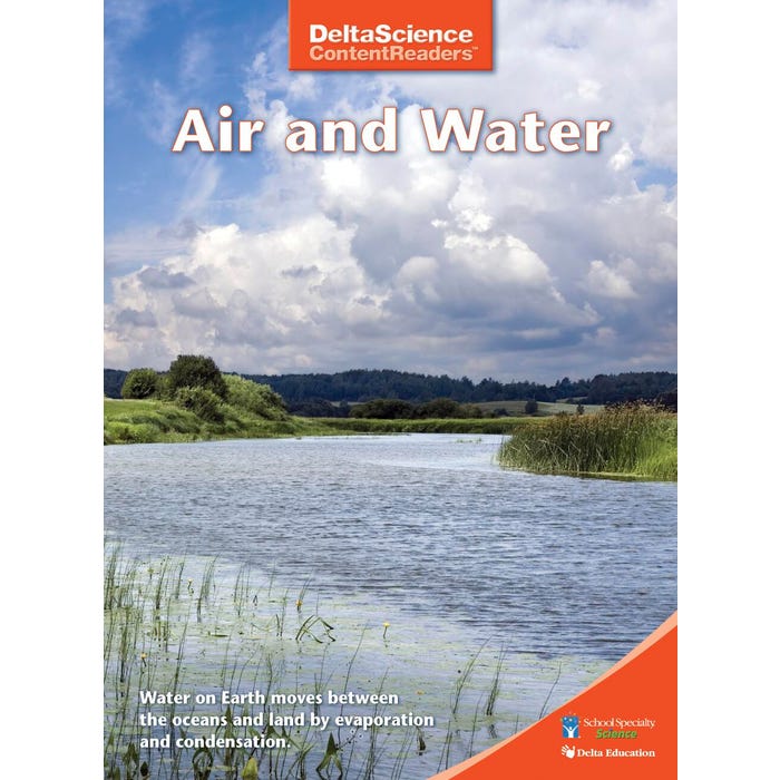 Delta Science Content Readers Air and Water Red Book, Pack of 8
