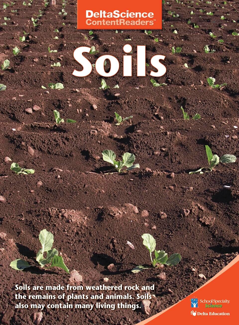 Delta Science Content Readers Soils Red Book, Pack of 8, Item Number 1278106