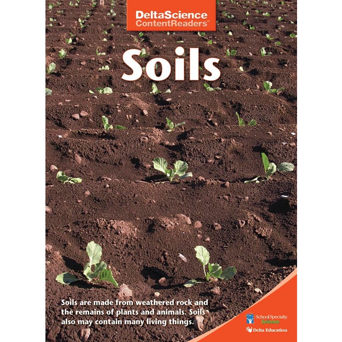 Delta Science Content Readers Soils Red Book, Pack of 8