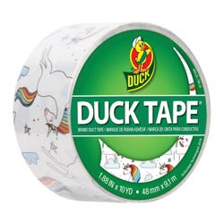 Duck Brand Duck Tape Printed Duct Tape, 1-7/8 Inches x 10 Yards, Whimsical Unicorns, Item Number 2102931